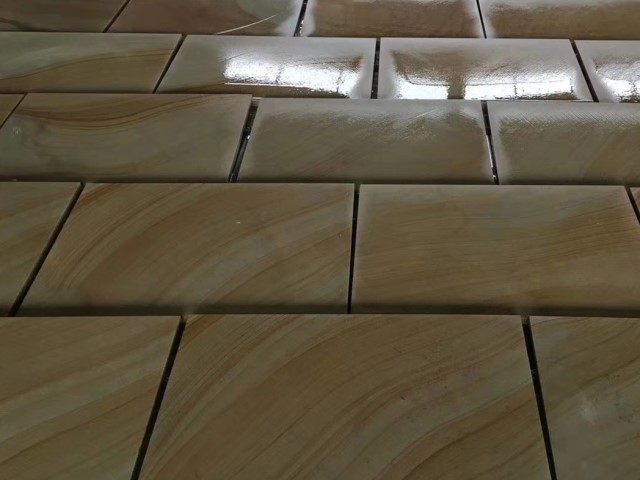 wooden vein sandstone tiles